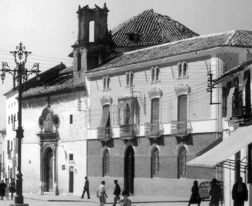 Fachada sur de la Carrera de Jesús antes de su completa destrucción por el Desarrollismo de la segunda mitad del s.XX